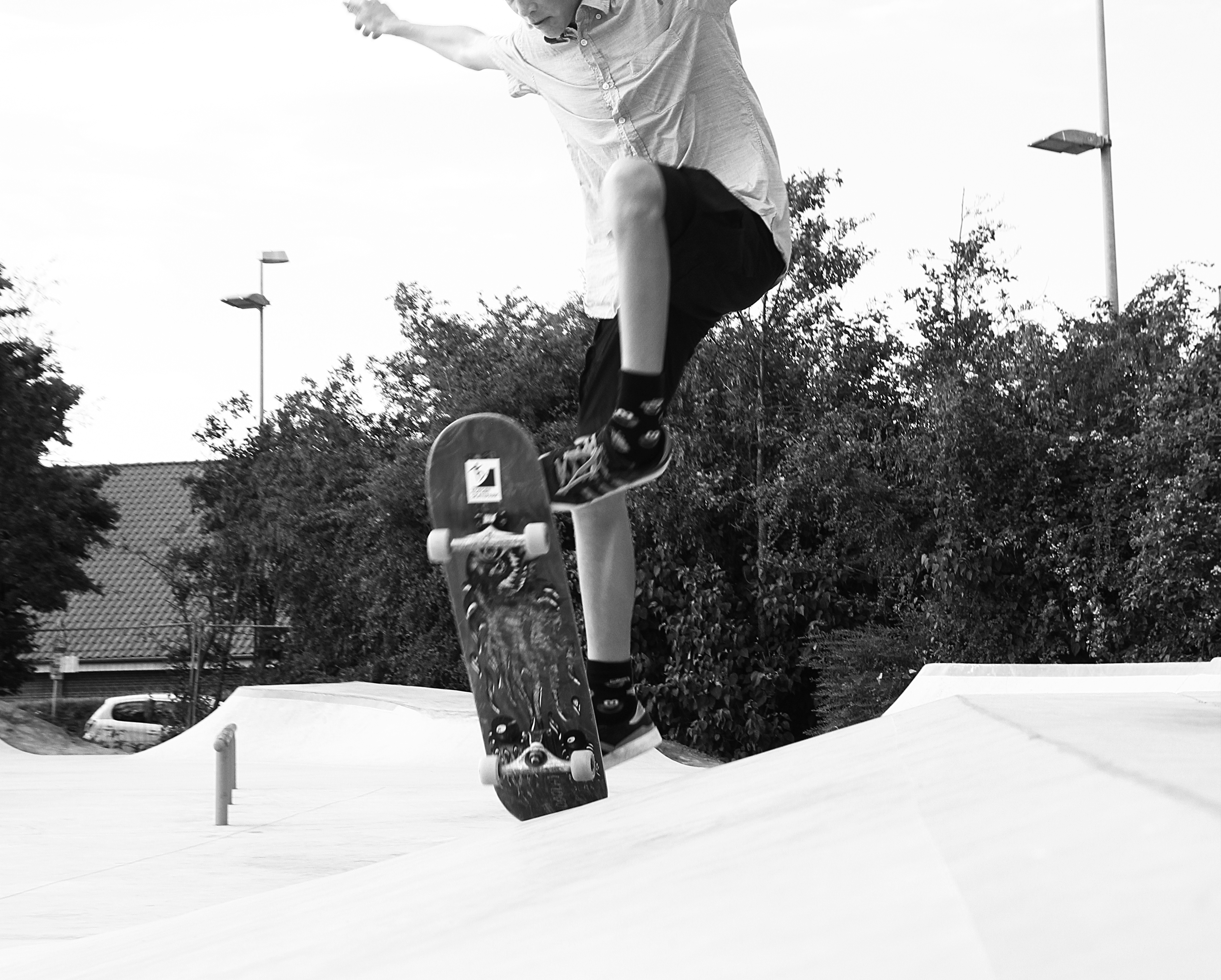 Skater laver en olli